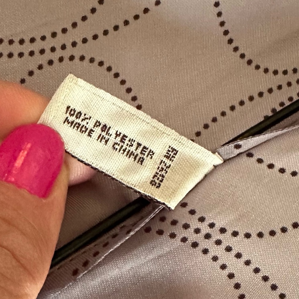 Coach Umbrella Gray Circle Logo Pattern - image 7